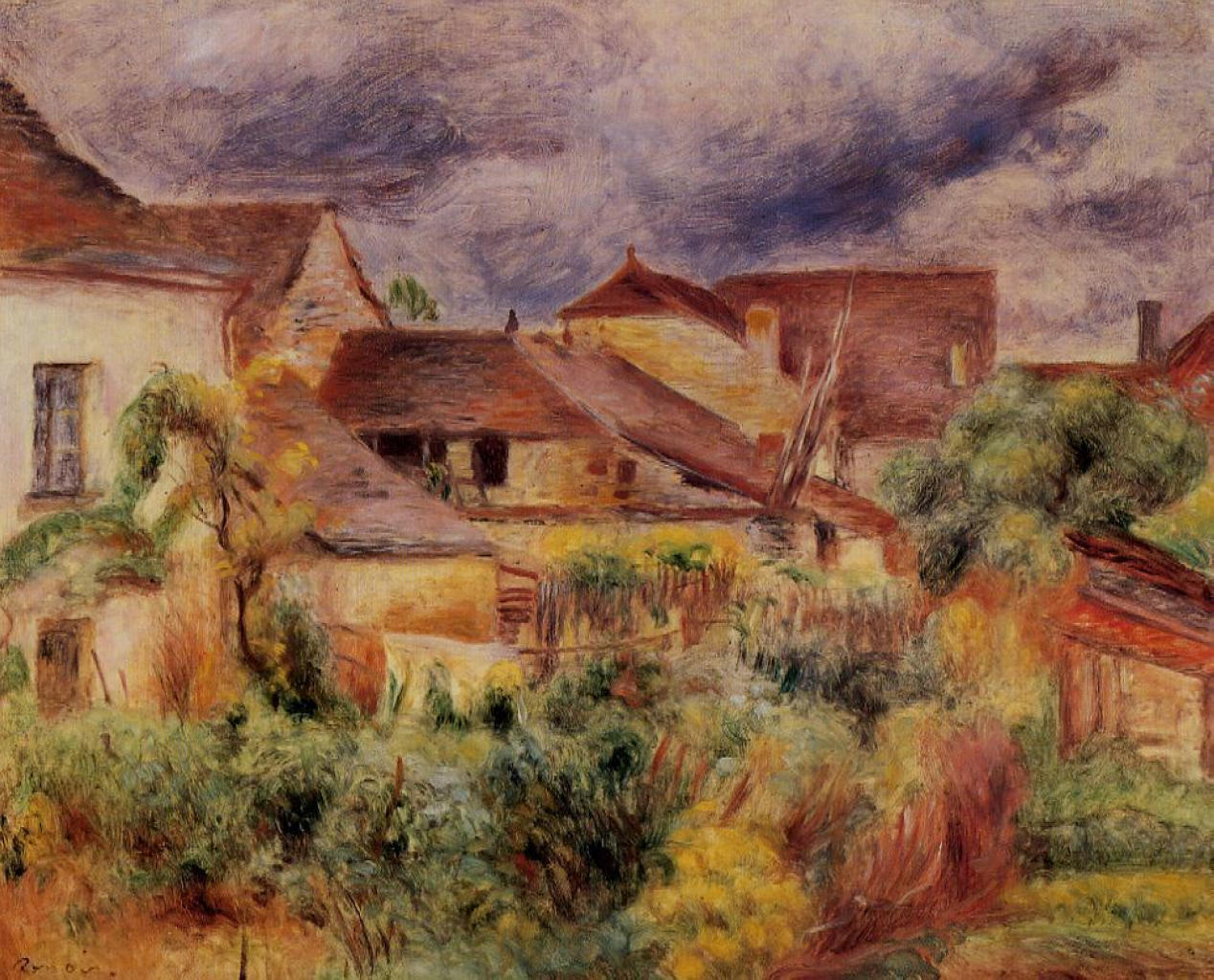 Essoyes landscape 1884